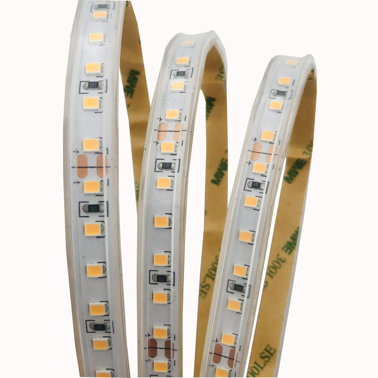 3000K 4000K 6500K 12 οδηγήσεων βολτ εύκαμπτο ελαφρύ τρέξιμο νερού 2 χρώματος λουρίδων 24V SMD2835 έξυπνο διπλό