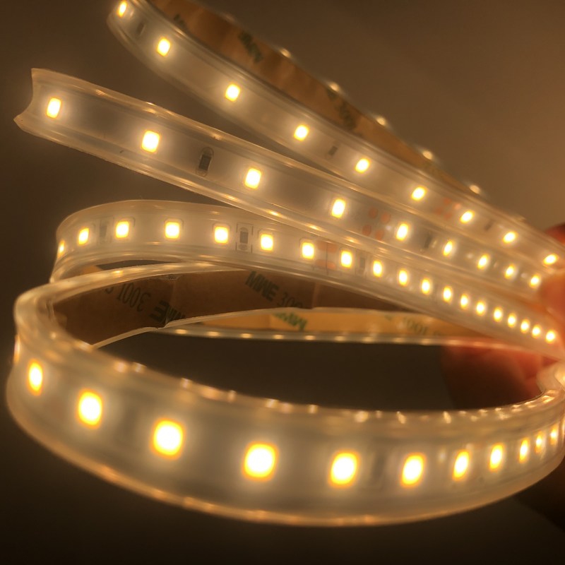 3000K 4000K 6500K 12 οδηγήσεων βολτ εύκαμπτο ελαφρύ τρέξιμο νερού 2 χρώματος λουρίδων 24V SMD2835 έξυπνο διπλό