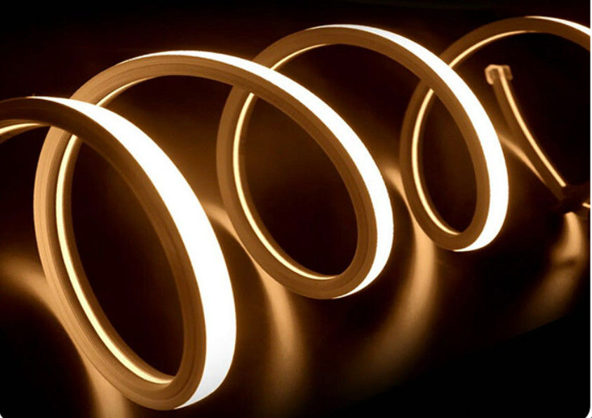 3000K λουρίδα ελαφρύ εύκαμπτο 24V 14W 1616 νέου των οδηγήσεων RGB αλλαγή χρώματος