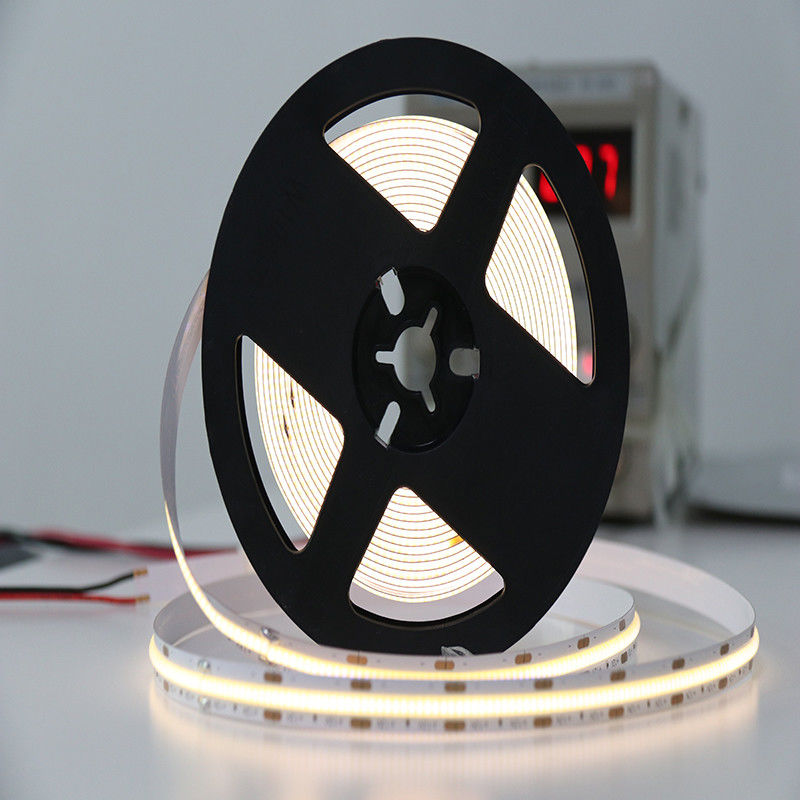 Φω'τα 12V 24V 8mm λουρίδων των δυνάμενων να ξορδισθεί χρώματος άσπρων θερμών οδηγήσεων ΣΠΑΔΙΚΩΝ