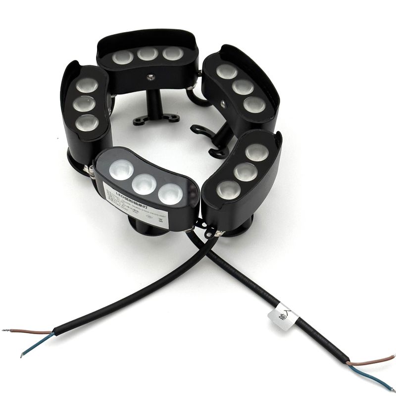 led συνδεόμενος χάλυβας αλουμινίου Flex LED Φως πλυντηρίου τοίχου 24V 4000K Ζεστό λευκό 12W 24W