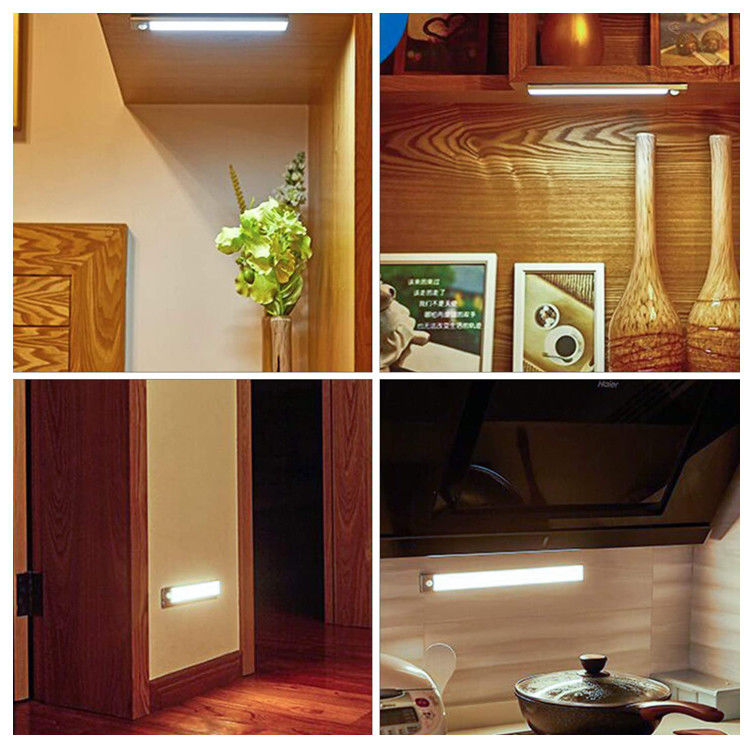 Θερμό άσπρο Dimmable κάτω από οδηγημένη τη γραφείο λουρίδα που ανάβει το διακόπτη φωτογραφικών διαφανειών θερμοκρασίας 3 χρώματος