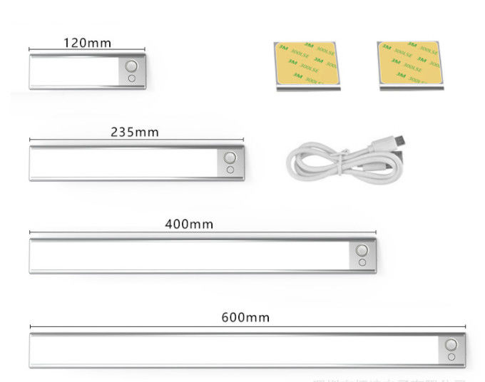 3 φω'τα λουρίδων των οδηγήσεων Dimmable χρώματος κάτω από το γραφείο με θερμό άσπρο 2700K μαλακό άσπρο 3000K