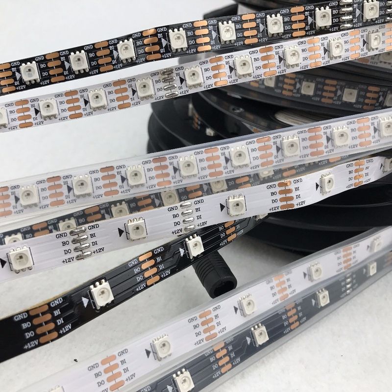 λουρίδα ελαφρύ SMD 5050 RGB πολυ χρώματα 300 των εύκαμπτων οδηγήσεων 6W 8W 10W 12W 12V LEDs