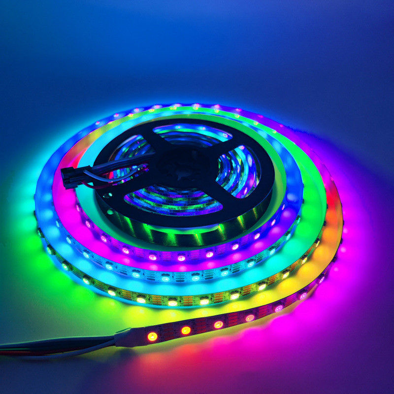 12V εύκαμπτη οδηγημένη λουρίδα σωλήνων SMD 5050 RGB πολυ χρώματα 300 LEDs