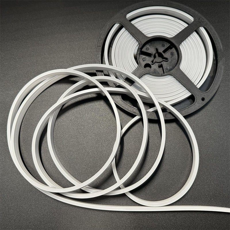 ΣΥΝΕΧΟΥΣ 12V 24V IP65 αδιάβροχη σιλικόνης νέου θερμοκρασία χρώματος λουρίδων ελαφριά διπλή