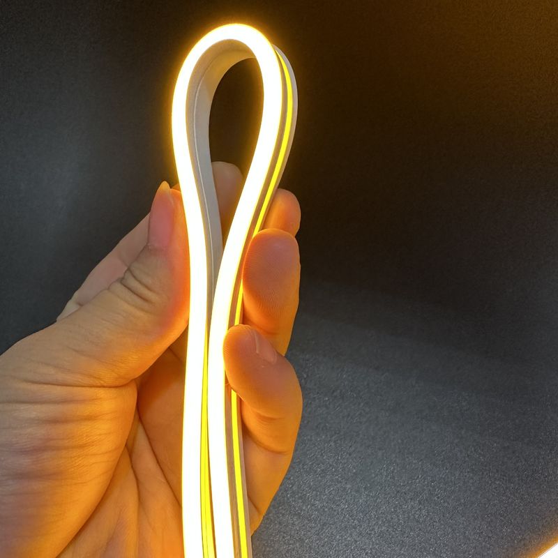 εύκαμπτος φωτισμός δύο νέου 240LEDs/M 5M/Roll διπλό φως σωλήνων πυριτίου χρώματος dimm