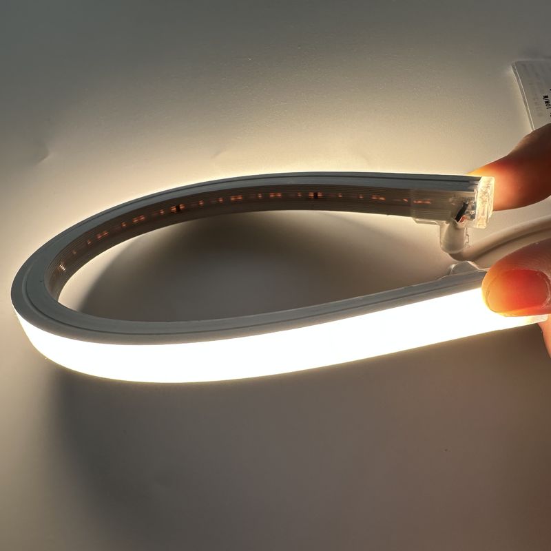 Λωρίδες 120LEDs/M ΣΥΝΕΧΟΥΣ 12V/24V μαλακά νέου για το φως νέου σιλικόνης 24V των εσωτερικών/υπαίθριων οδηγήσεων